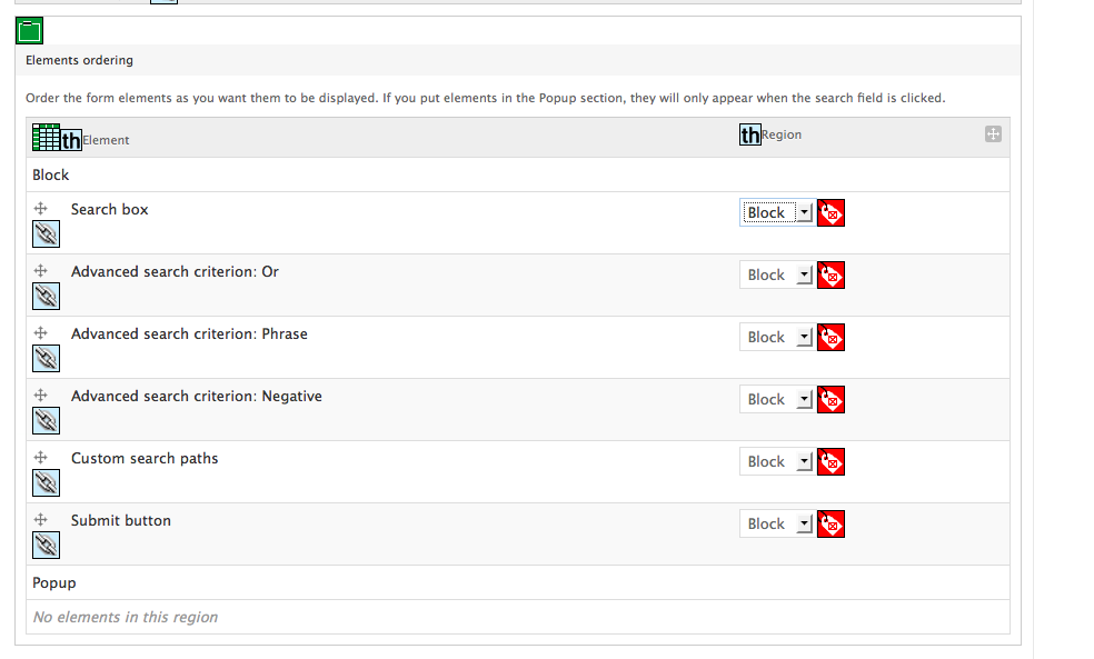 Screen Shot of errors identified by WAVE